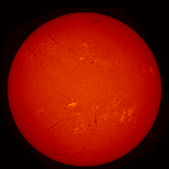 Image of Sun's chromosphere