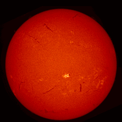 Image of Sun's chromosphere