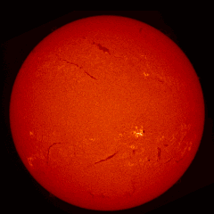 Image of Sun's chromosphere