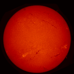 Image of Sun's chromosphere