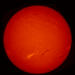 Image of Sun's chromosphere