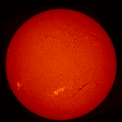 Image of Sun's chromosphere