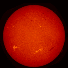 Image of Sun's chromosphere