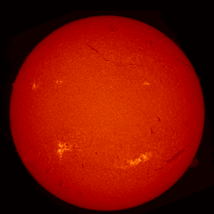 Image of Sun's chromosphere