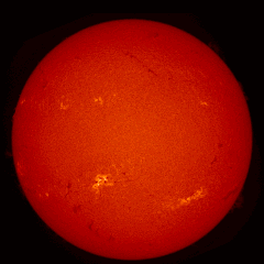 Image of Sun's chromosphere