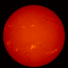 Image of Sun's chromosphere