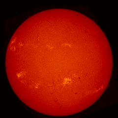 Image of Sun's chromosphere