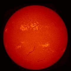 Image of Sun's chromosphere