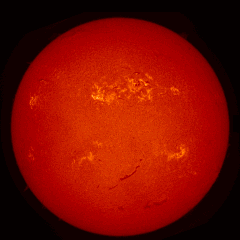 Image of Sun's chromosphere