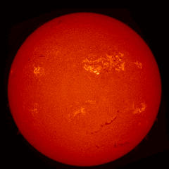 Image of Sun's chromosphere