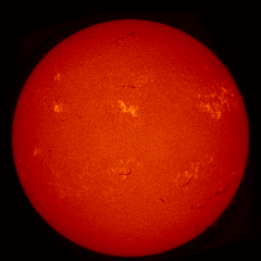 Image of Sun's chromosphere