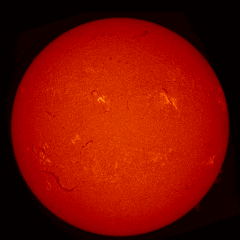 Image of Sun's chromosphere