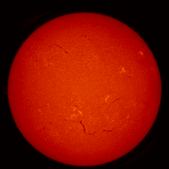 Image of Sun's chromosphere