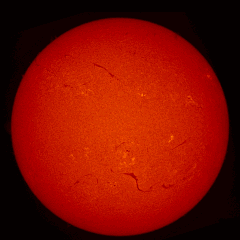 Image of Sun's chromosphere