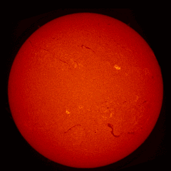 Image of Sun's chromosphere