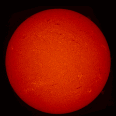 Image of Sun's chromosphere