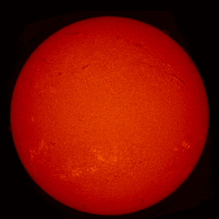 Image of Sun's chromosphere