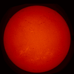 Image of Sun's chromosphere