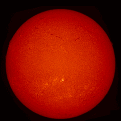 Image of Sun's chromosphere