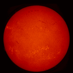 Image of Sun's chromosphere