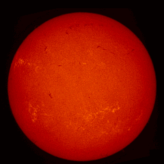 Image of Sun's chromosphere