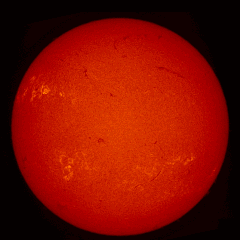 Image of Sun's chromosphere