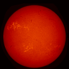 Image of Sun's chromosphere