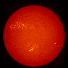 Image of Sun's chromosphere