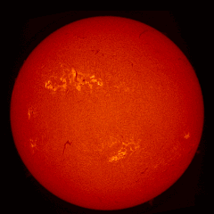 Image of Sun's chromosphere