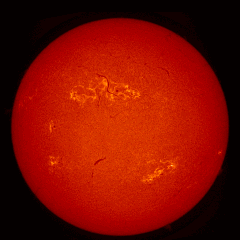 Image of Sun's chromosphere