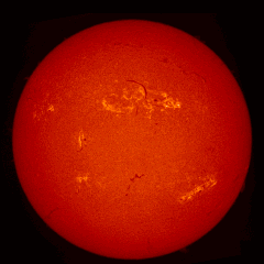 Image of Sun's chromosphere