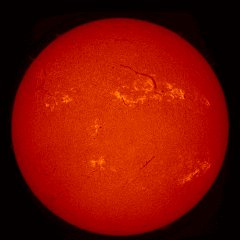 Image of Sun's chromosphere