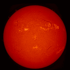 Image of Sun's chromosphere