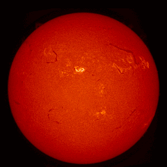 Image of Sun's chromosphere