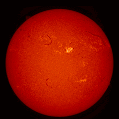 Image of Sun's chromosphere