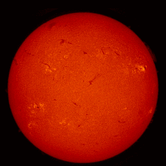 Image of Sun's chromosphere