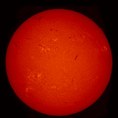 Image of Sun's chromosphere