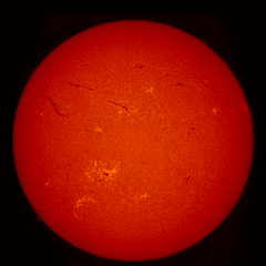 Image of Sun's chromosphere