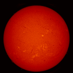 Image of Sun's chromosphere