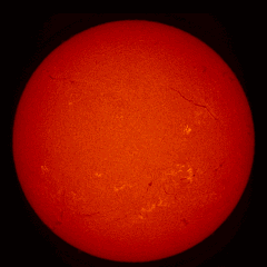 Image of Sun's chromosphere