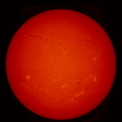 Image of Sun's chromosphere