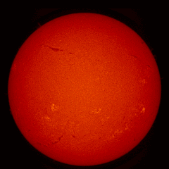 Image of Sun's chromosphere