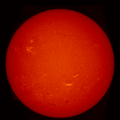 Image of Sun's chromosphere