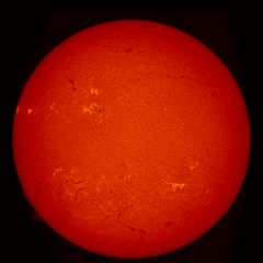 Image of Sun's chromosphere