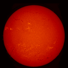 Image of Sun's chromosphere