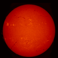 Image of Sun's chromosphere