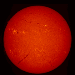 Image of Sun's chromosphere