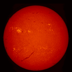 Image of Sun's chromosphere