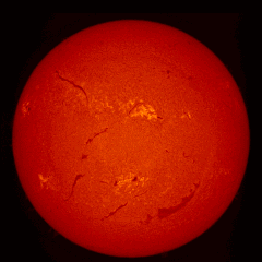 Image of Sun's chromosphere