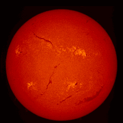 Image of Sun's chromosphere